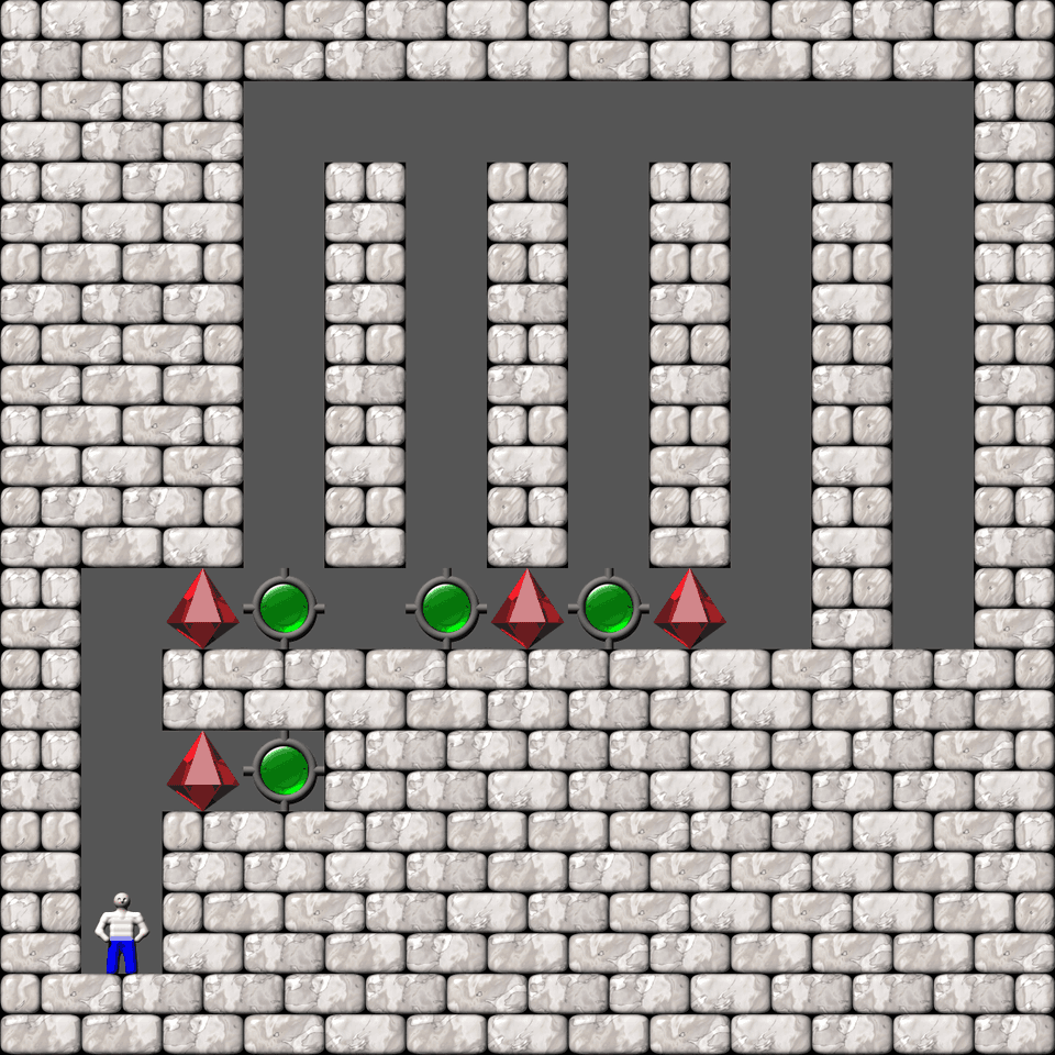 Sokoban Bugs509 collection level 80